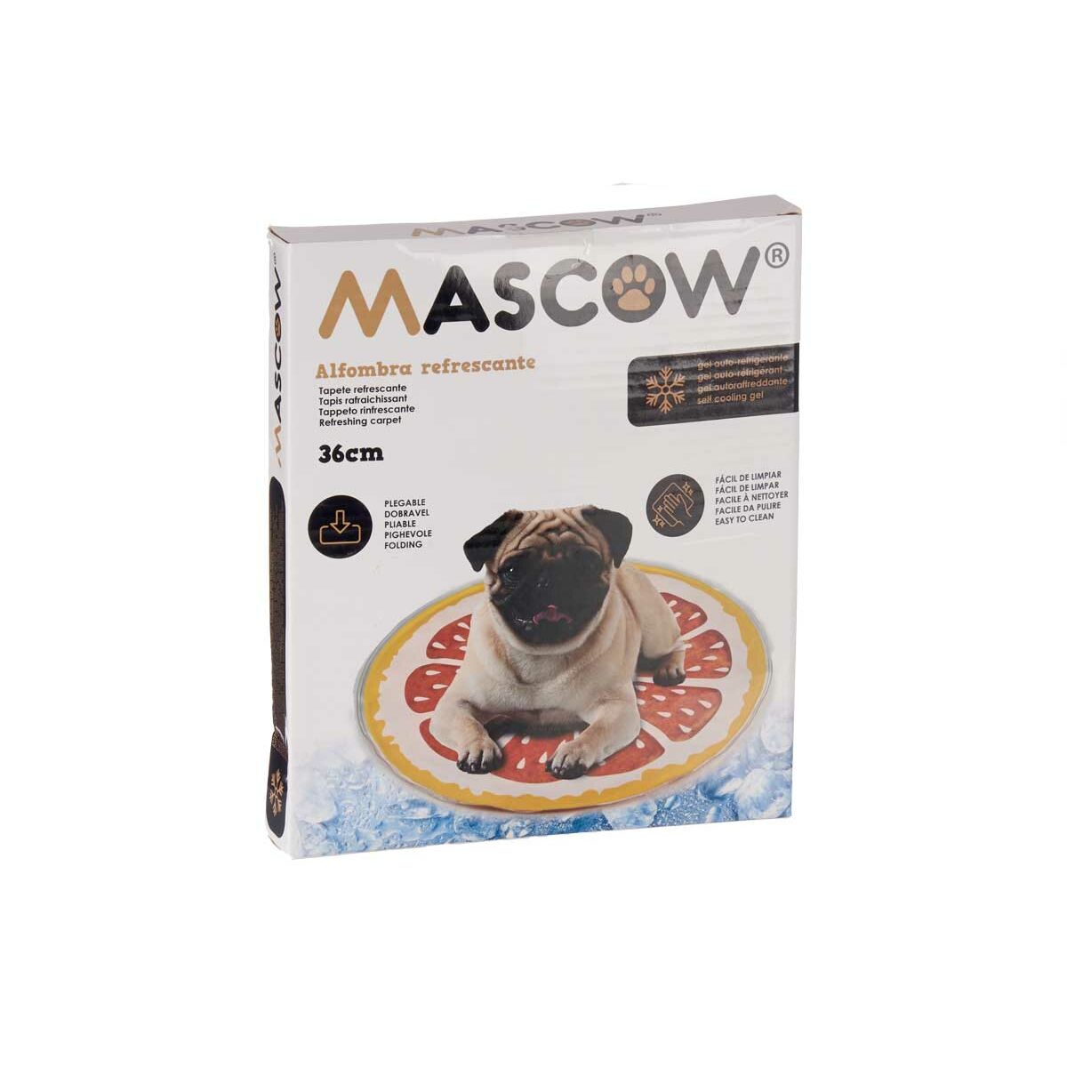 Refreshing Pet Mat Mascow Yellow Orange 35 x 1 x 35 cm, view 2