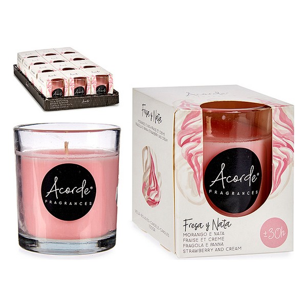 Candle Cream Pink