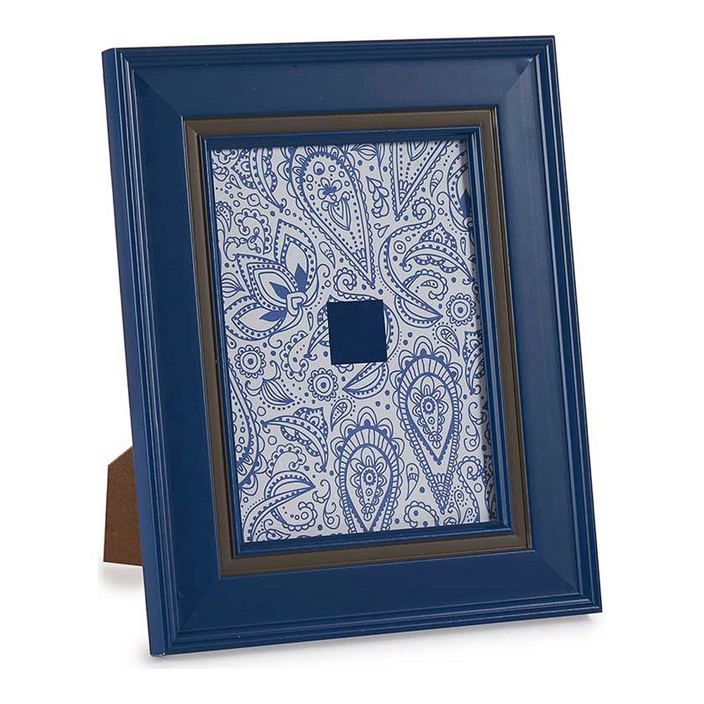 Photo frame Crystal Blue Plastic (2 x 28 x 23 cm)