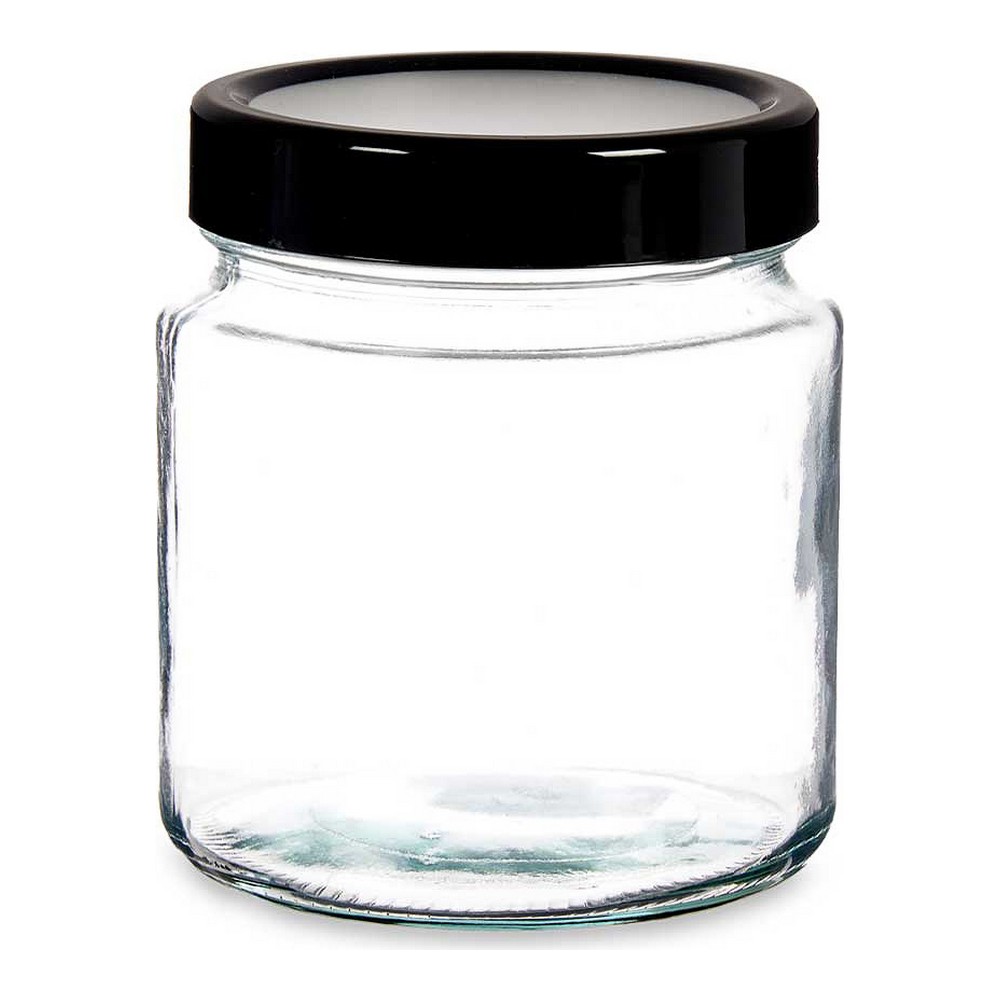 Blik Sort Gennemsigtig Glas (11,5 x 13,2 x 11,5 cm) (1000 ml)