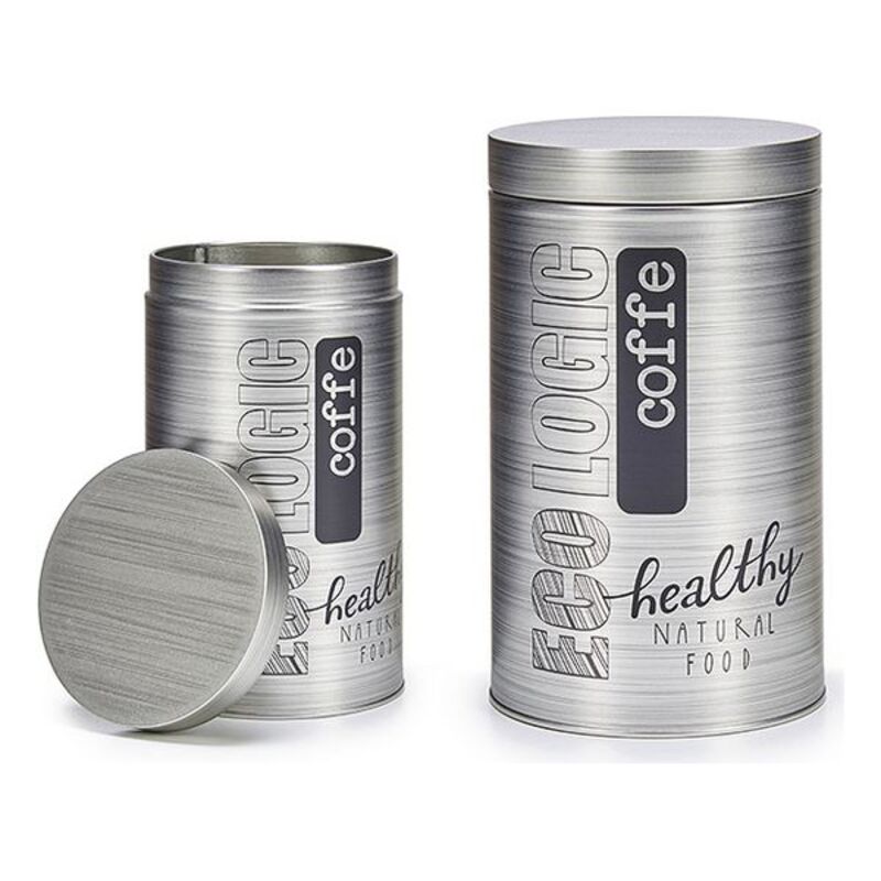 Tin Coffe Blik (1,5 L) (1000 ml) (10,8 x 18,2 x 10,8 cm)