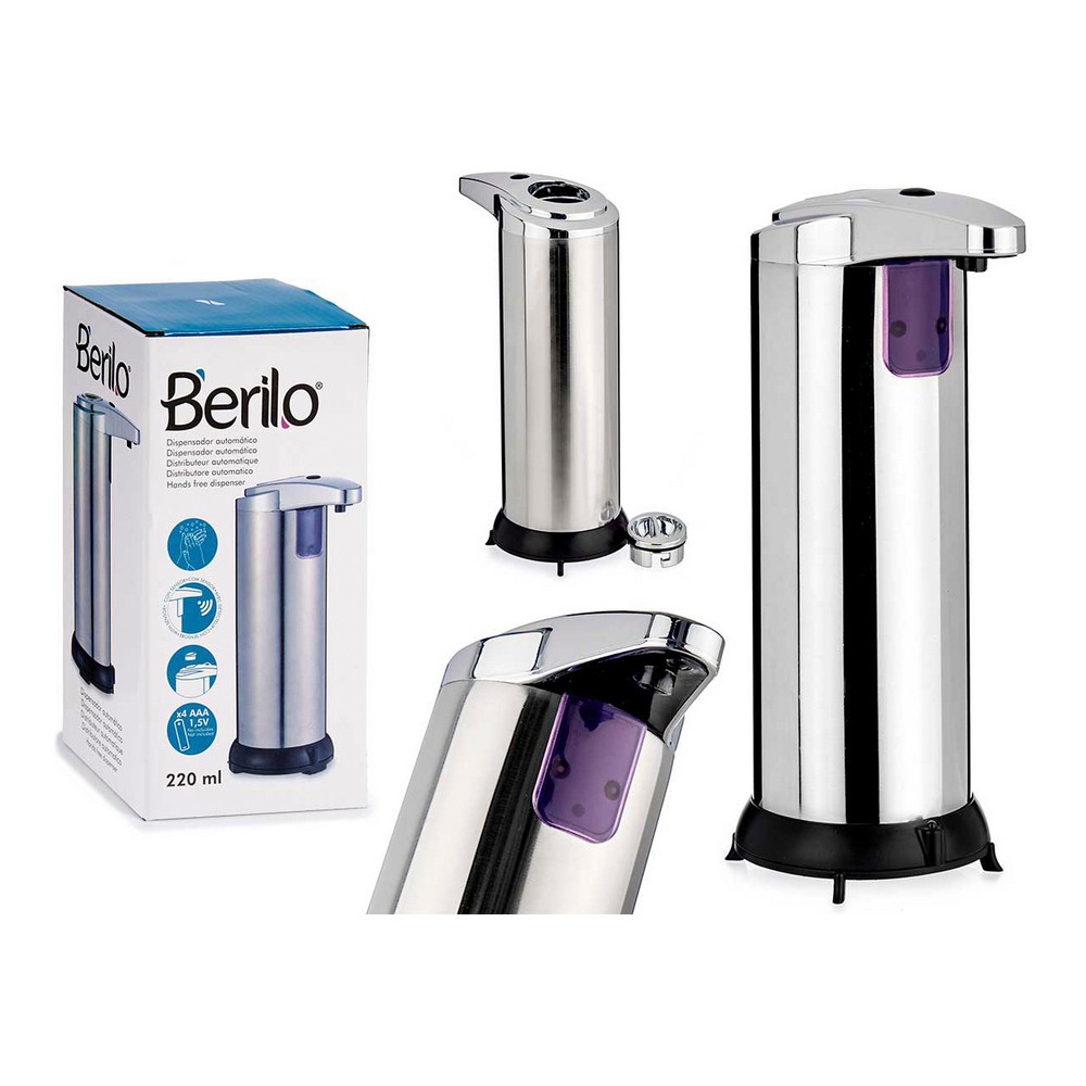 Automatic Soap Dispenser with Sensor Stainless steel ABS Silver (220 ml)