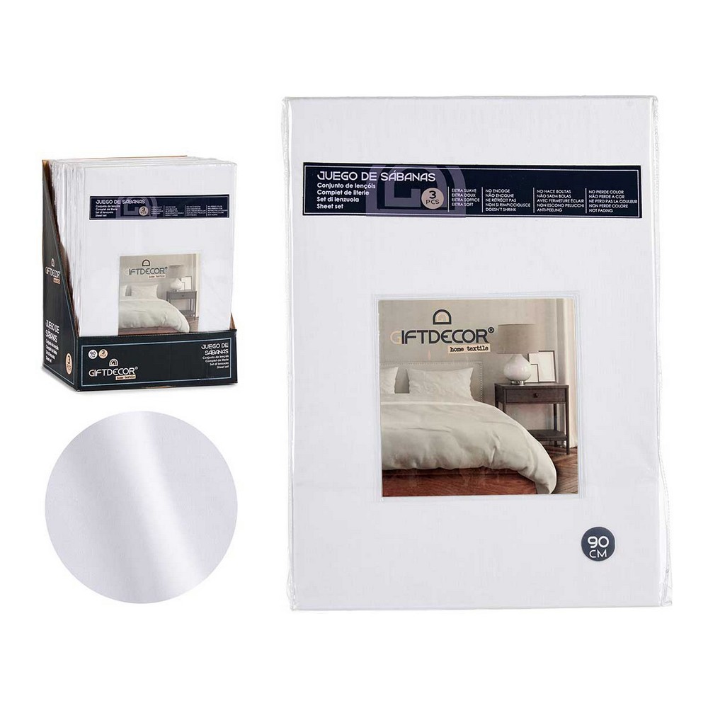 Bedding set Bed 90 White (3 Pieces)