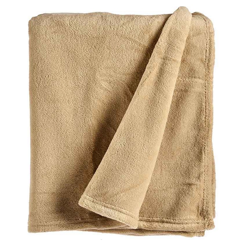 Fleece Blanket Beige Koral (150 x 200 cm)