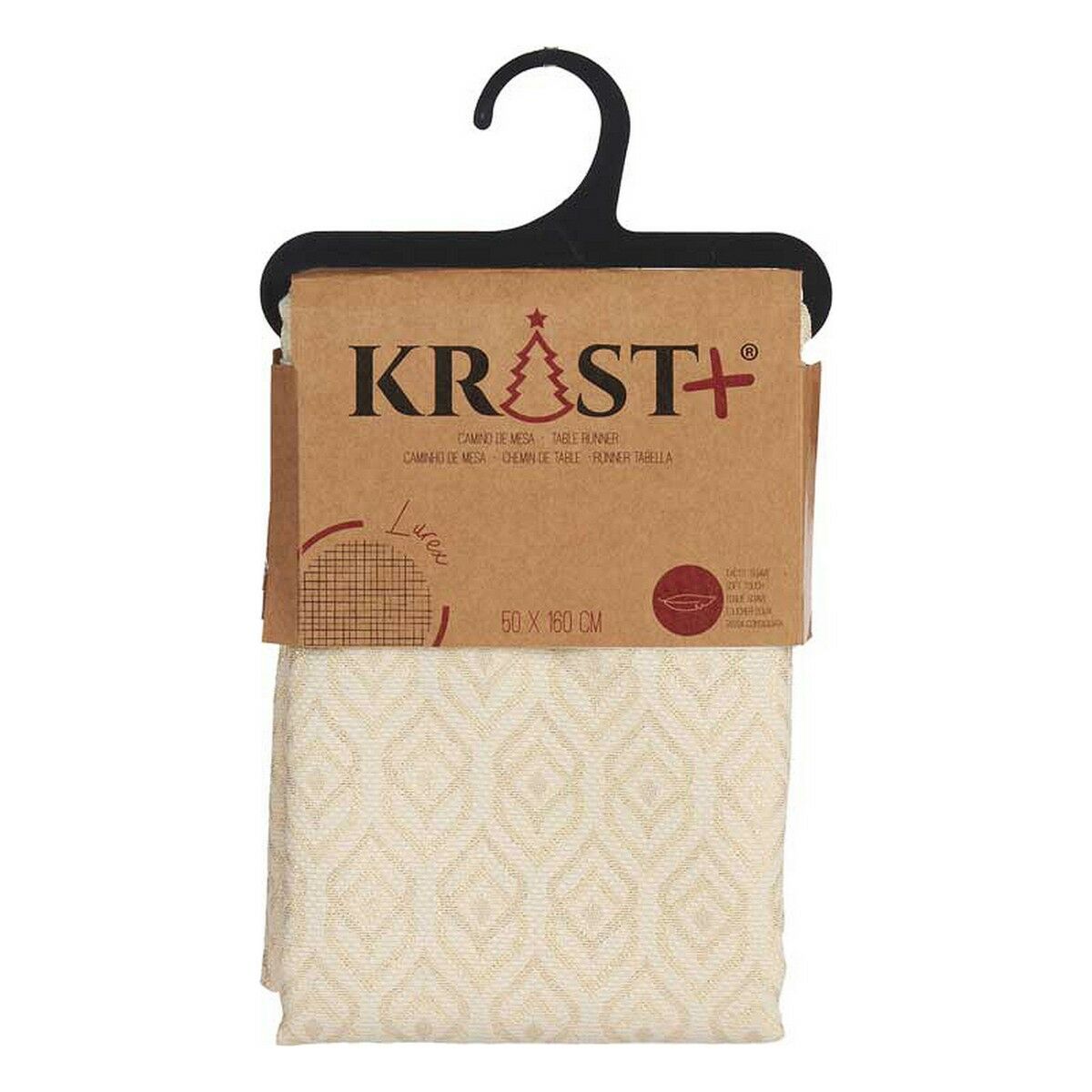 Table Runner Rhombus Golden 160 x 50 cm