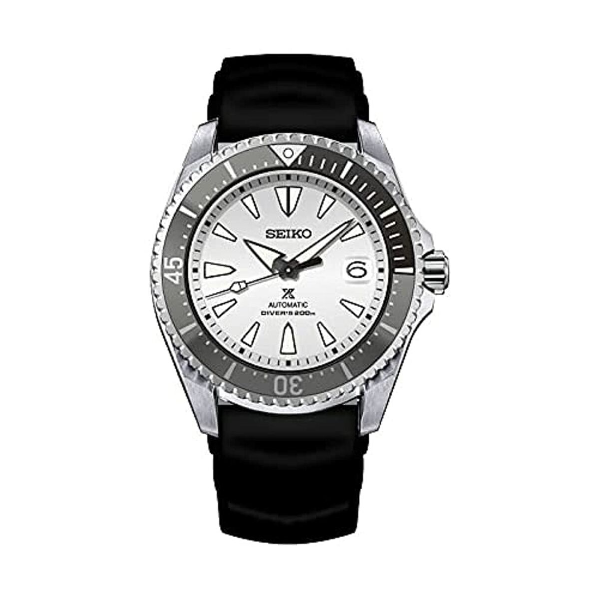 Ανδρικά Ρολόγια Seiko PROSPEX Mod. DIVER'S 200M Μαύρο Μπεζ