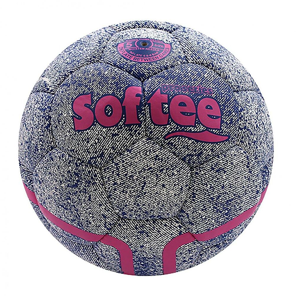 Ballon de Football DENIM Softee 80663 Rose Synthétique (5)