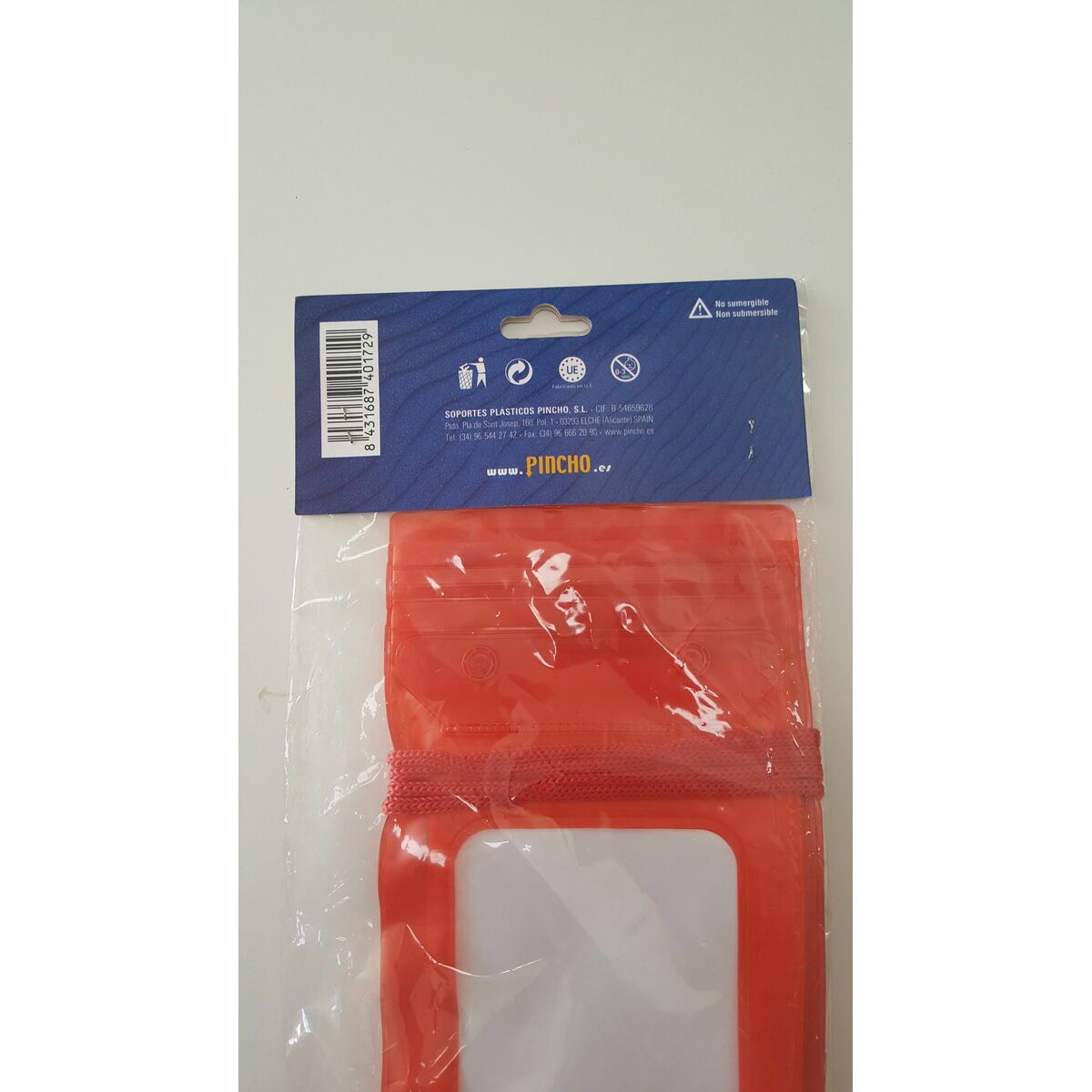 Afbeeldingen van Waterproof case 24 x 13 cm Red Blue Yellow