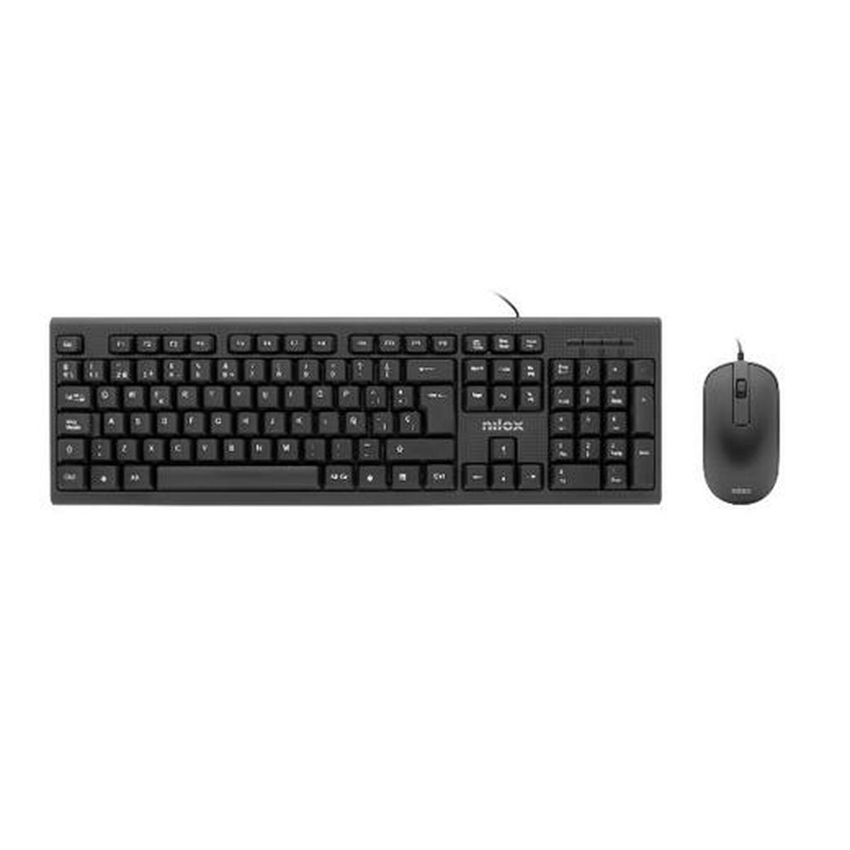 clavier et souris Nilox Noir