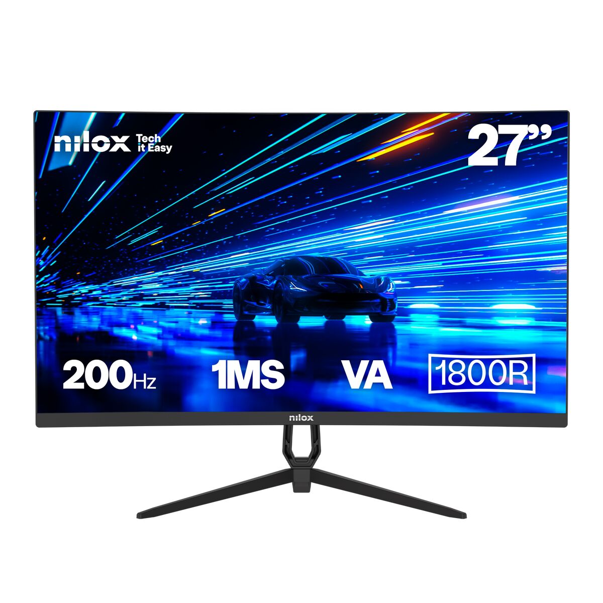 Bild von Gaming Monitor Nilox NXM27CRV2001 Full HD LCD 27"