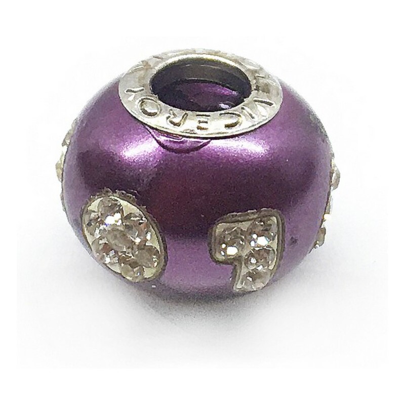Perle de verre Femme Viceroy VMM0158-17 Violet (1 cm)