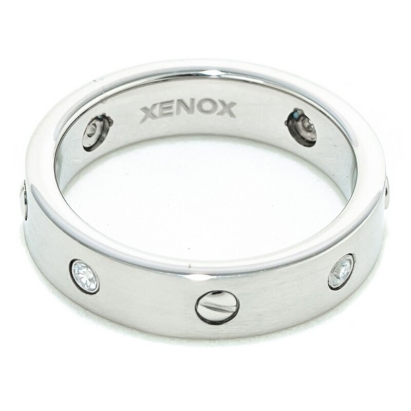 Anel feminino Xenox X1479 Prateado