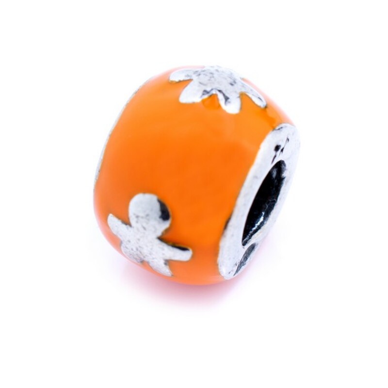 Perle de verre Femme Viceroy VMM0093-04 Orange (1 cm)
