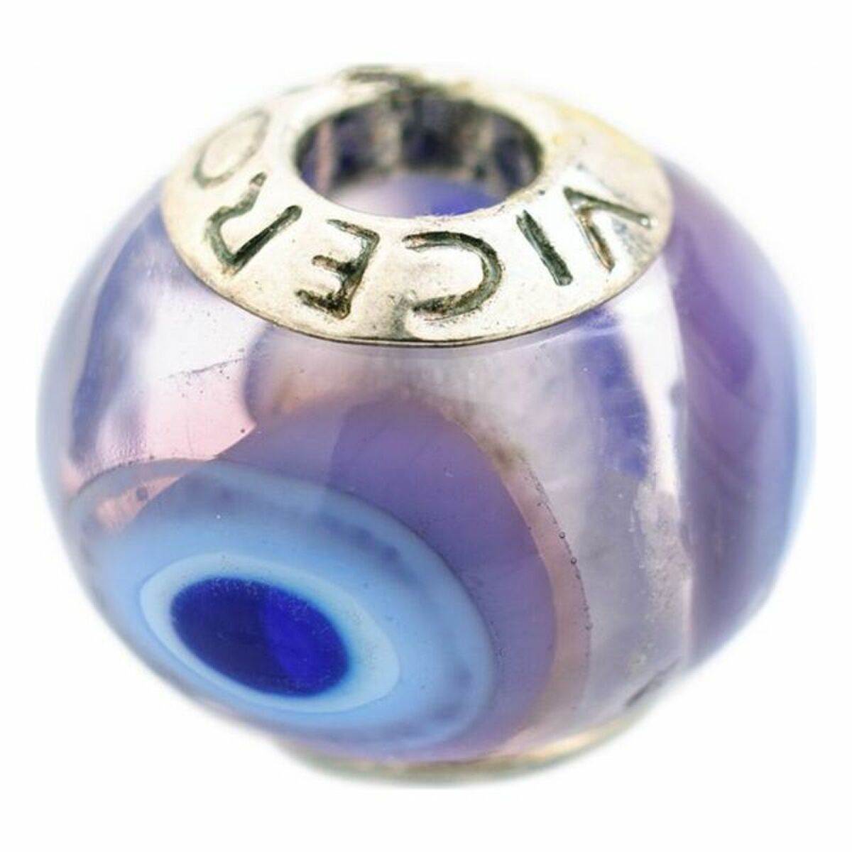 Perle de verre Femme Viceroy VMB0051-27 Bleu (1 cm)