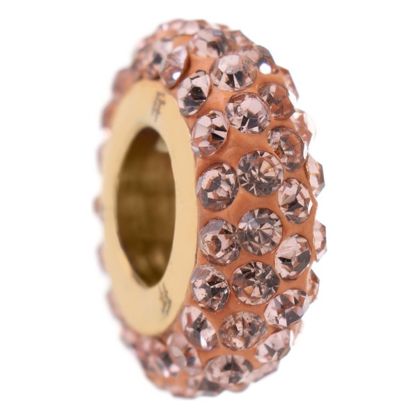 Perle de verre Femme Folli Follie 3P13T020RS Rose (1,5 cm)