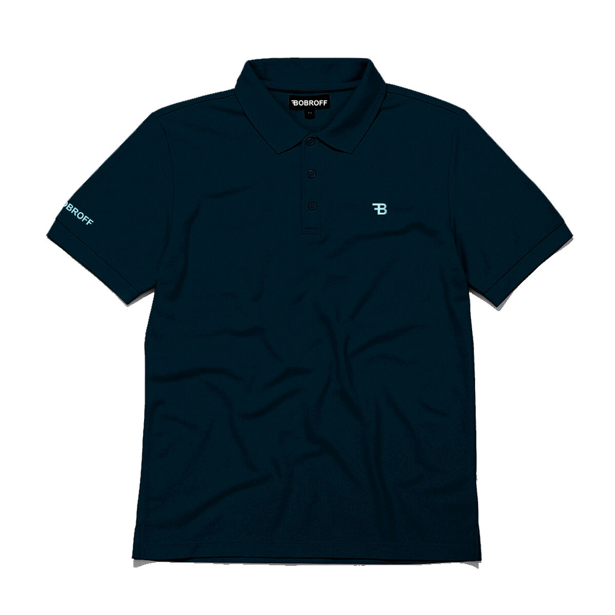 Polo à manches courtes homme Bobroff Navy
