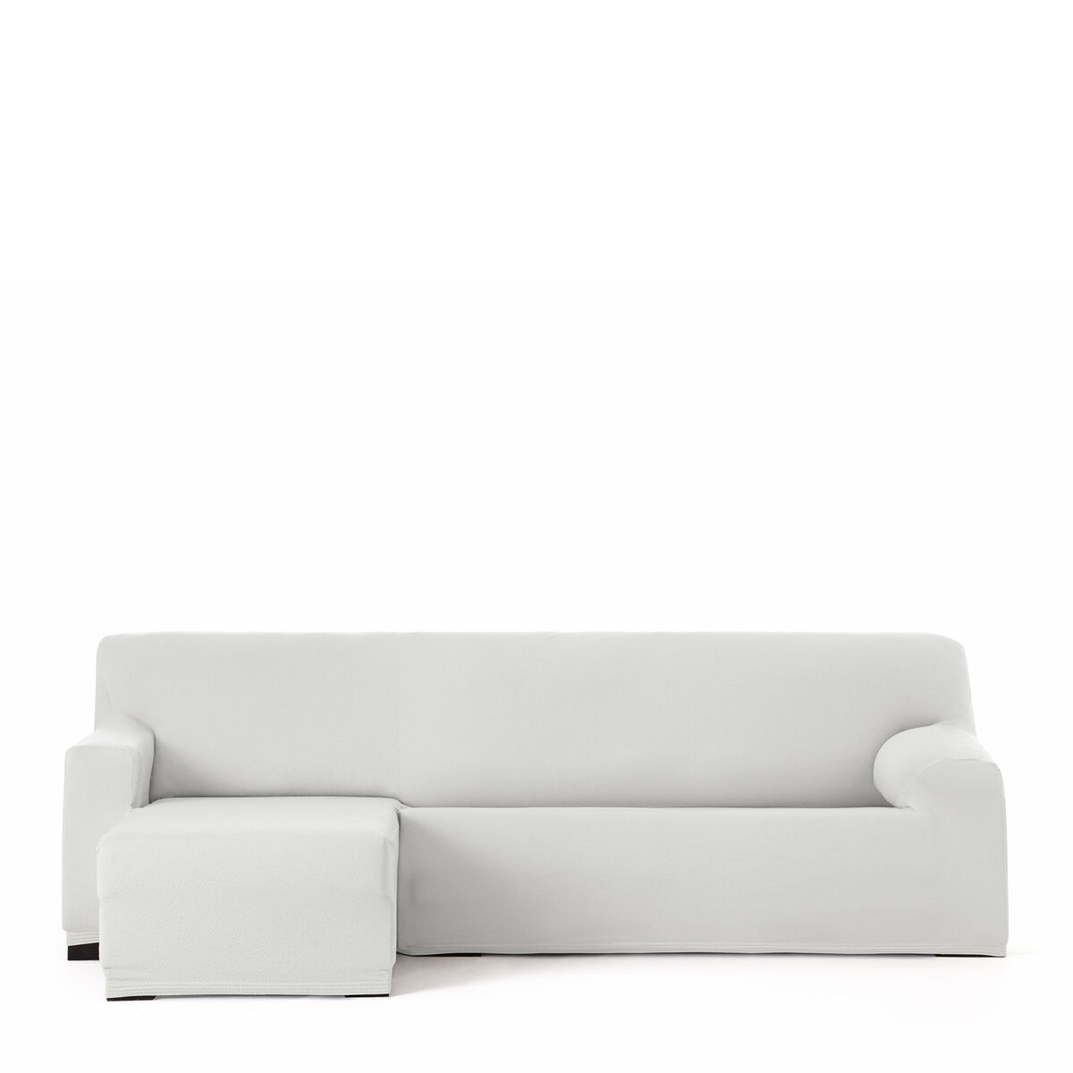 Housse pour chaise longue accoudoir long gauche Eysa BRONX Blanc 110 x 110 x 310 cm