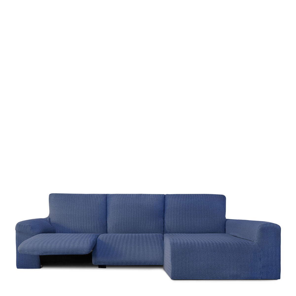 Housse pour chaise longue accoudoir long droit Eysa JAZ Bleu 180 x 120 x 360 cm