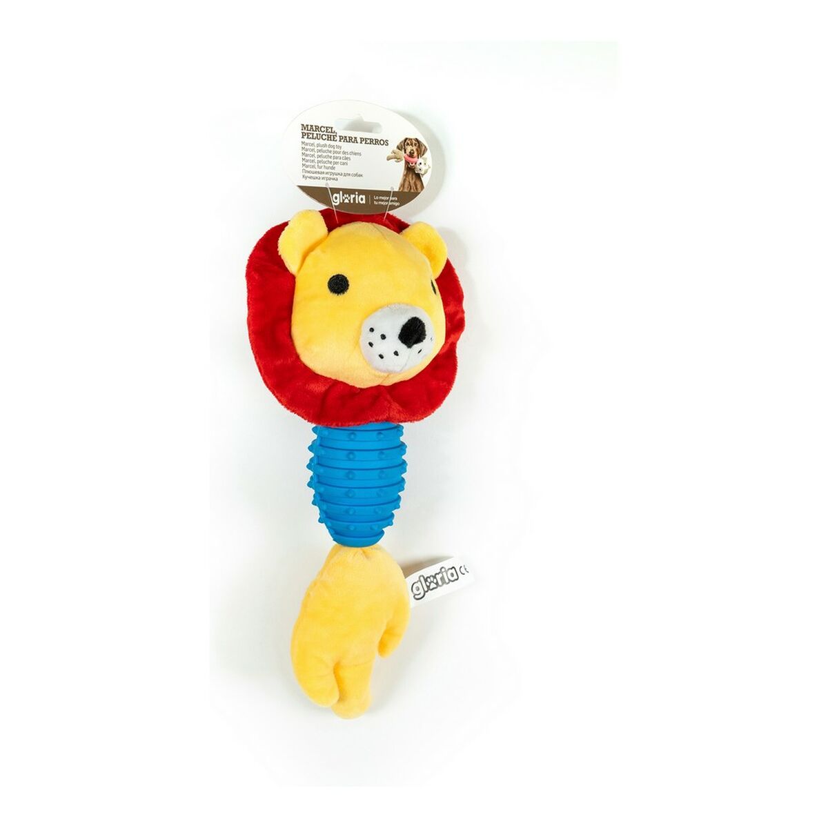 Dog chewing toy Gloria Marcel with sound Lion Polyester Eva Rubber polypropylene, view 2