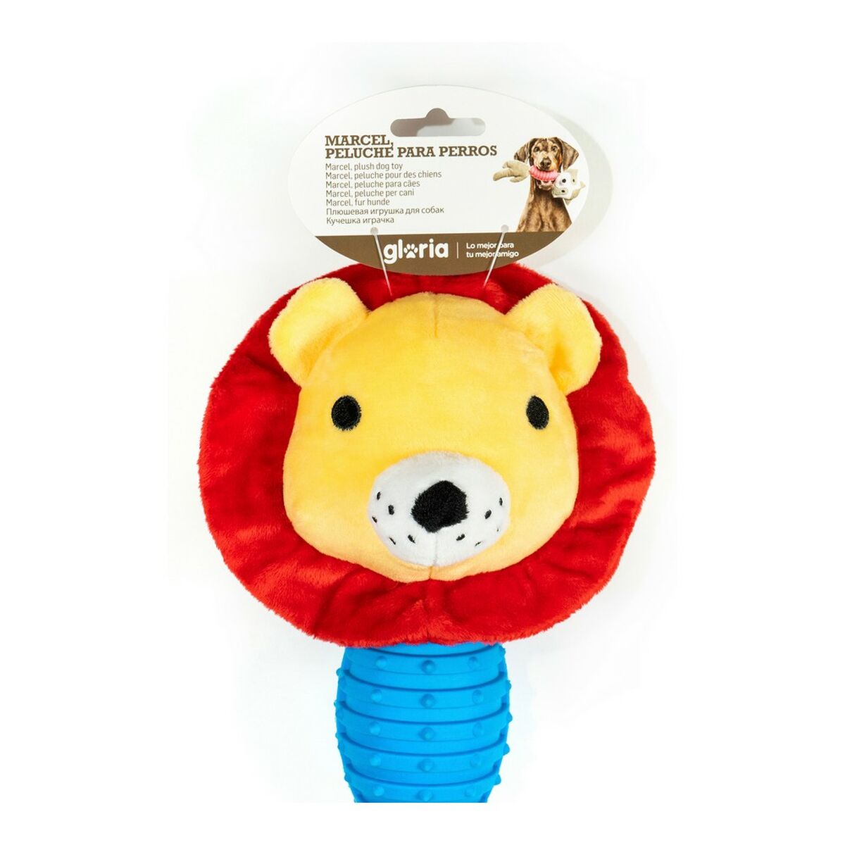 Dog chewing toy Gloria Marcel with sound Lion Polyester Eva Rubber polypropylene, view 3