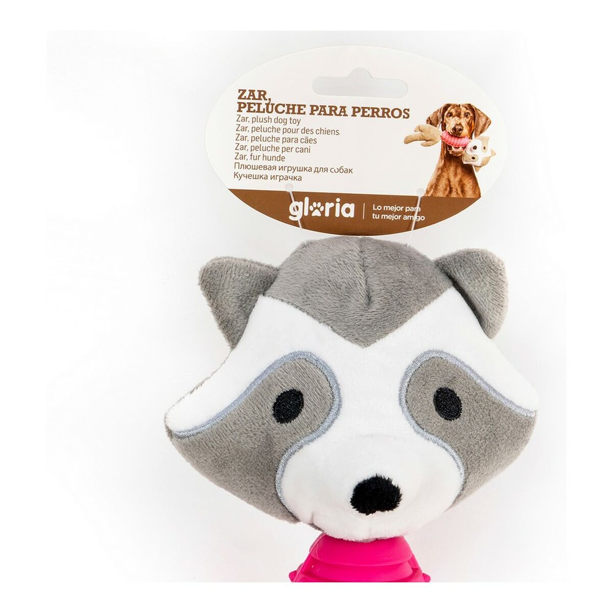 Dog chewing toy Gloria Zar with sound Polyester Eva Rubber polypropylene Racoon, view 3