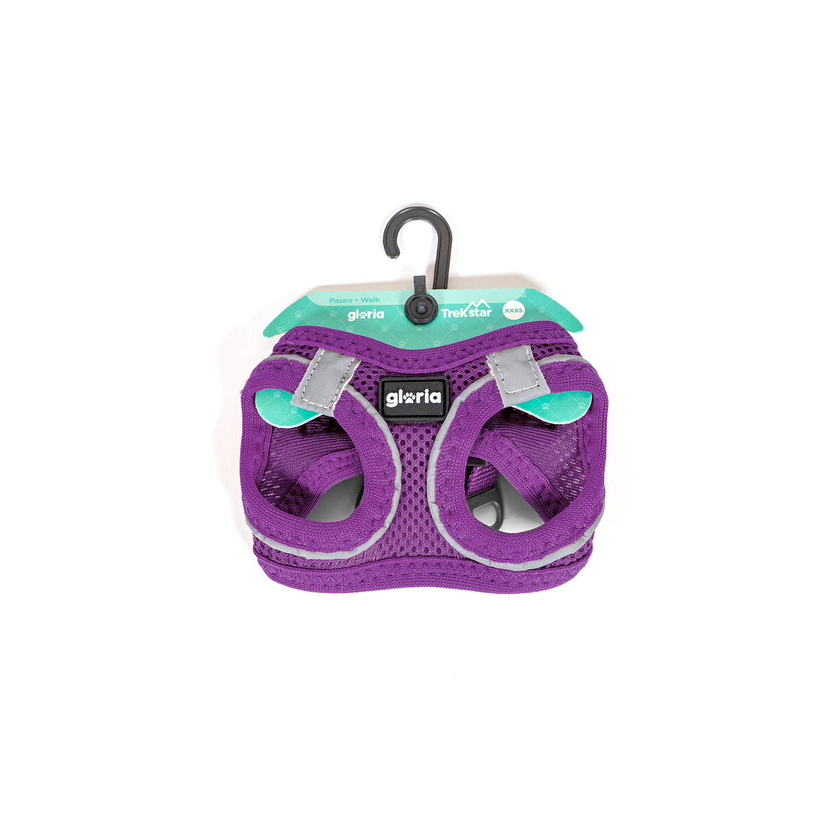 Dog Harness Gloria Trek Star 24-26 cm 28-28,6 cm Purple XXS, view 2
