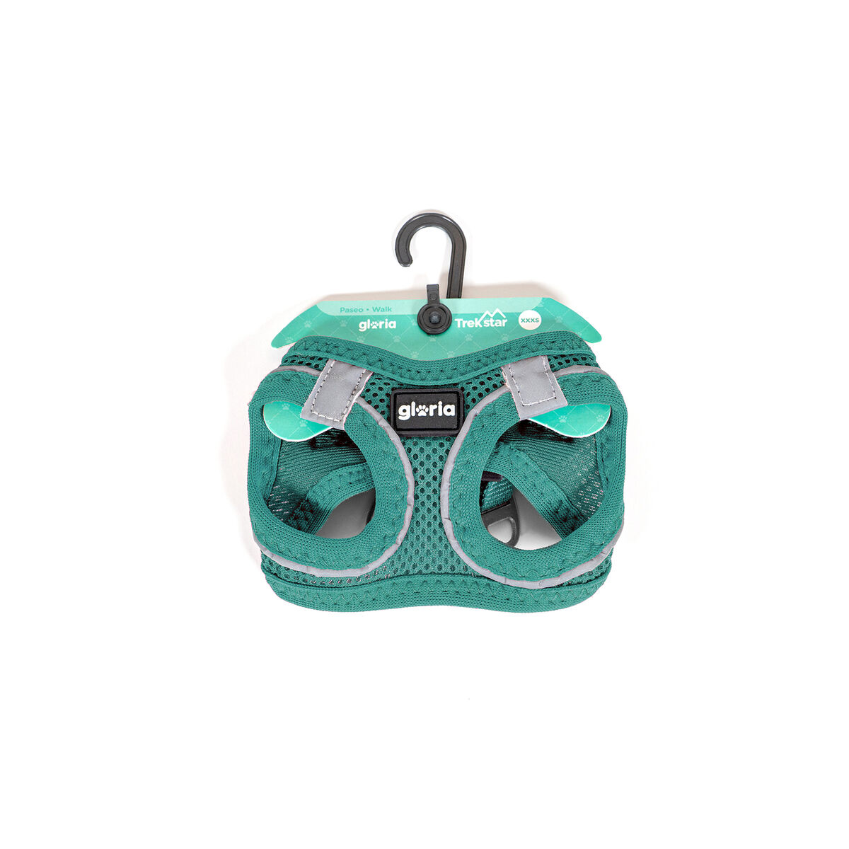 Dog Harness Gloria Trek Star 24-26 cm 28-28,6 cm Turquoise XXS, view 4