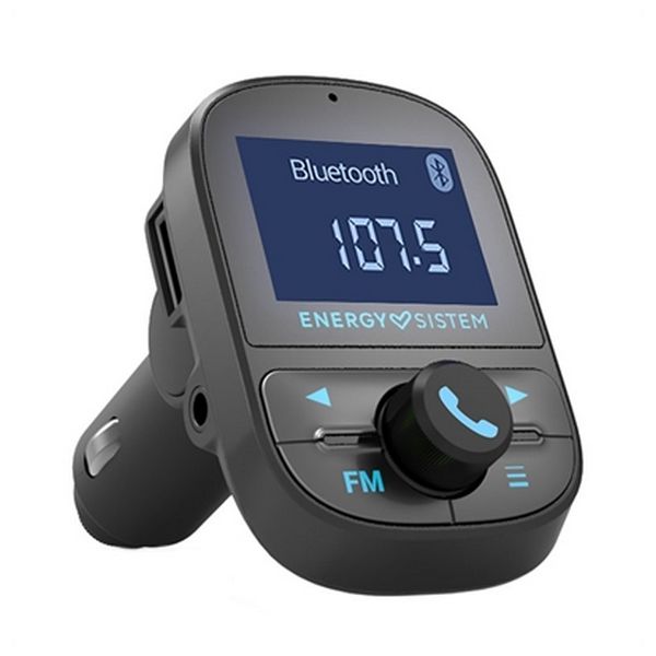 Reproductor MP3 y Transmisor FM Bluetooth para Coche Energy Sistem 447268 USB Negro