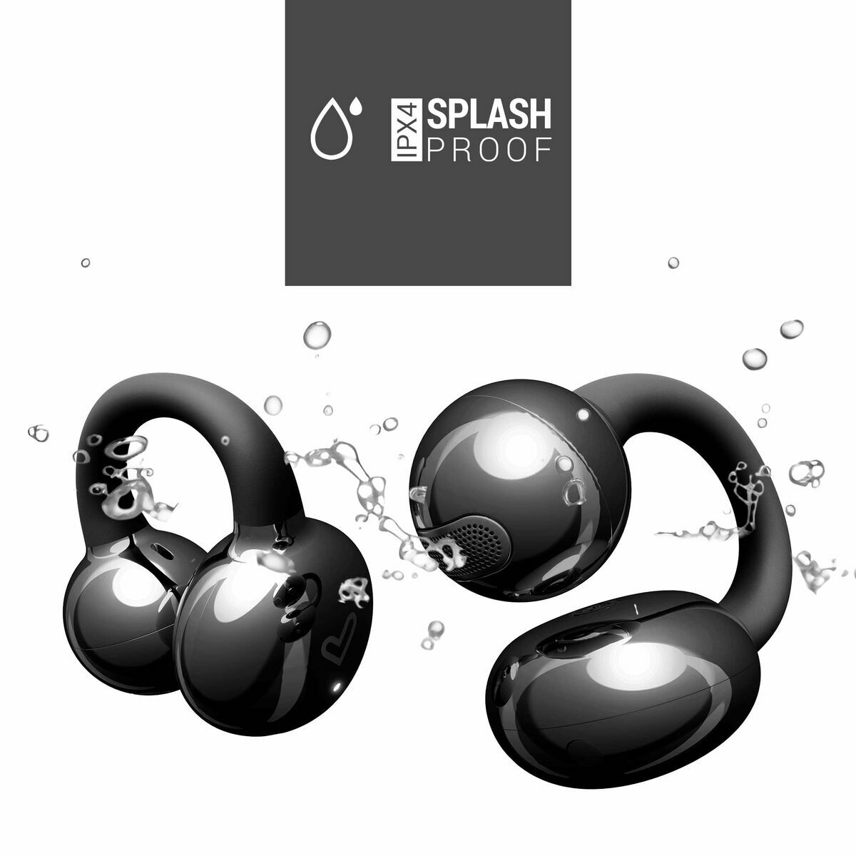 Picture of Wireless Earphones with Charging Case Energy Sistem 459643 Black