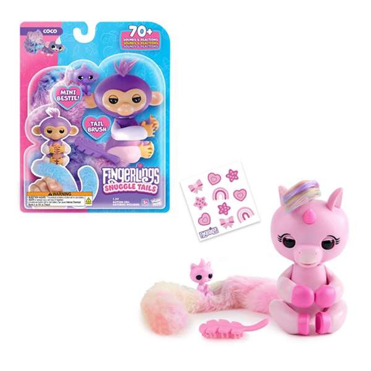 Fluffy toy Bizak Fingerlings
