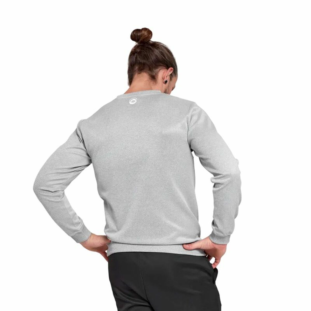 Herensweater zonder Capuchon J-Hayber Essential Lichtgrijs