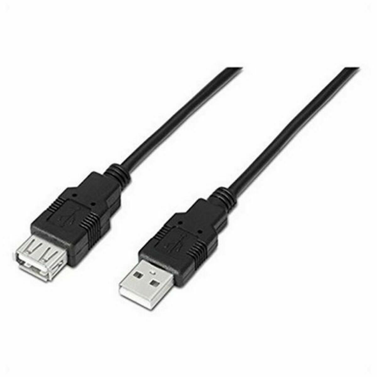 Afbeeldingen van Extension Lead TooQ FS20200M-B 1,8 m USB Black 1,8 m