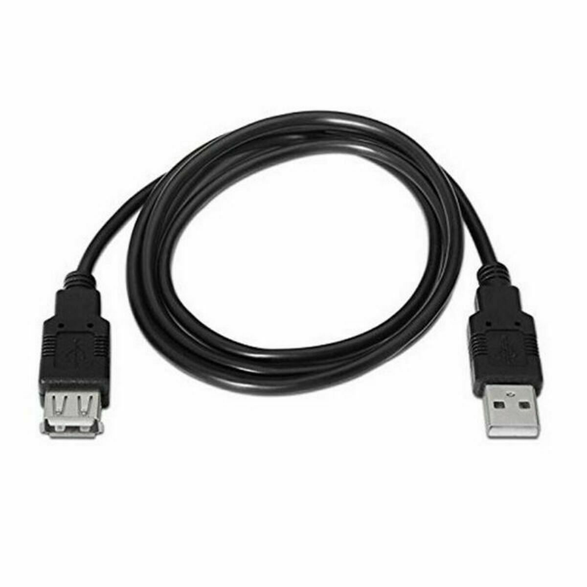 Afbeeldingen van Extension Lead TooQ FS20200M-B 1,8 m USB Black 1,8 m