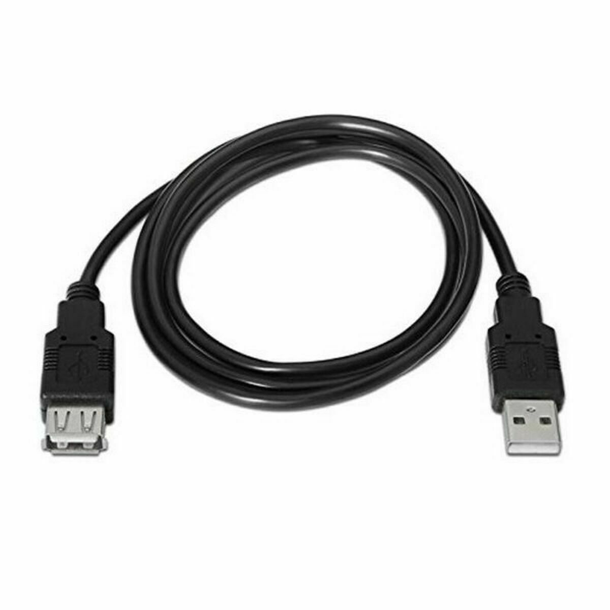 Afbeeldingen van Extension Lead TooQ FS20200M-B 1,8 m USB Black 1,8 m