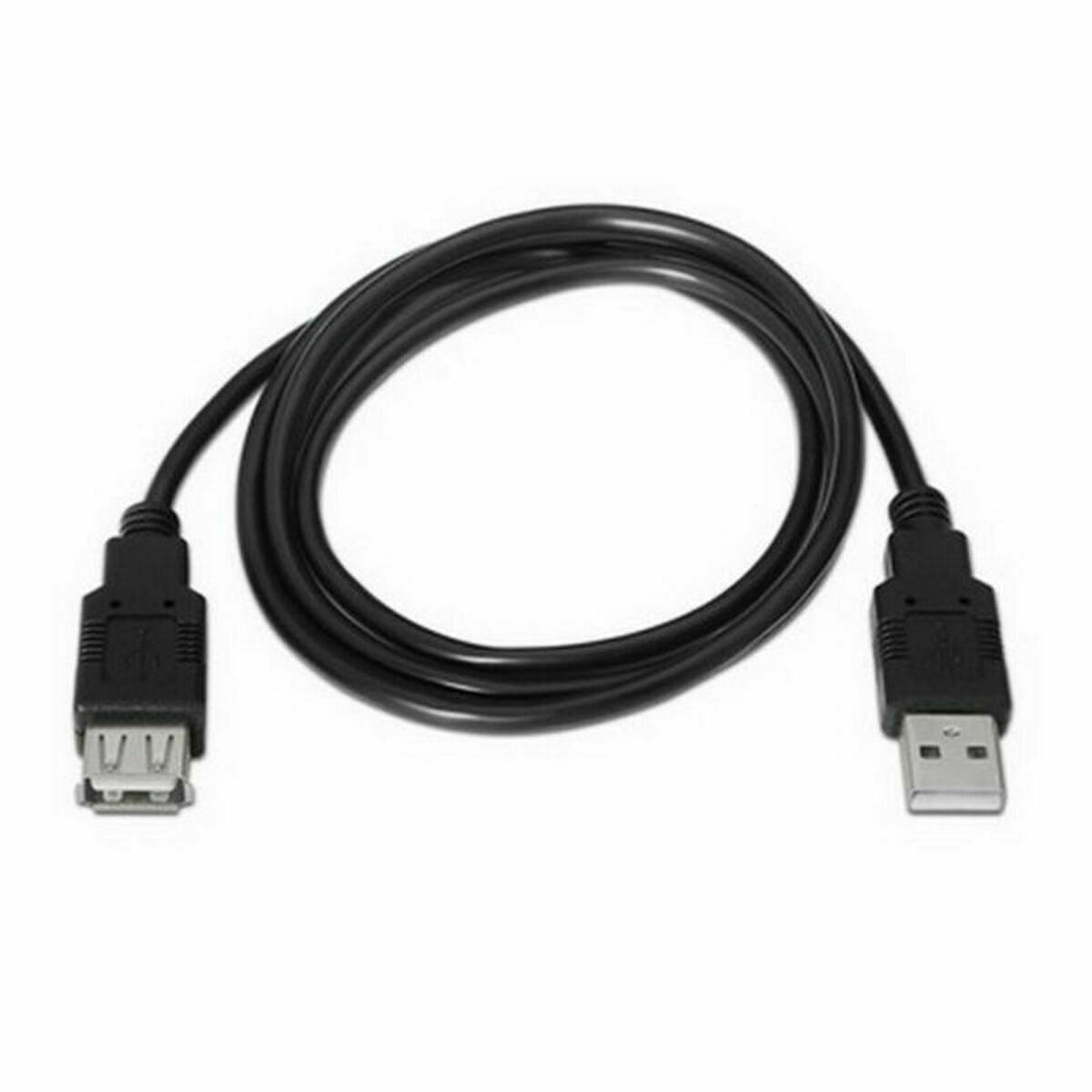 Afbeeldingen van Extension Lead TooQ FS20200M-B 1,8 m USB Black 1,8 m