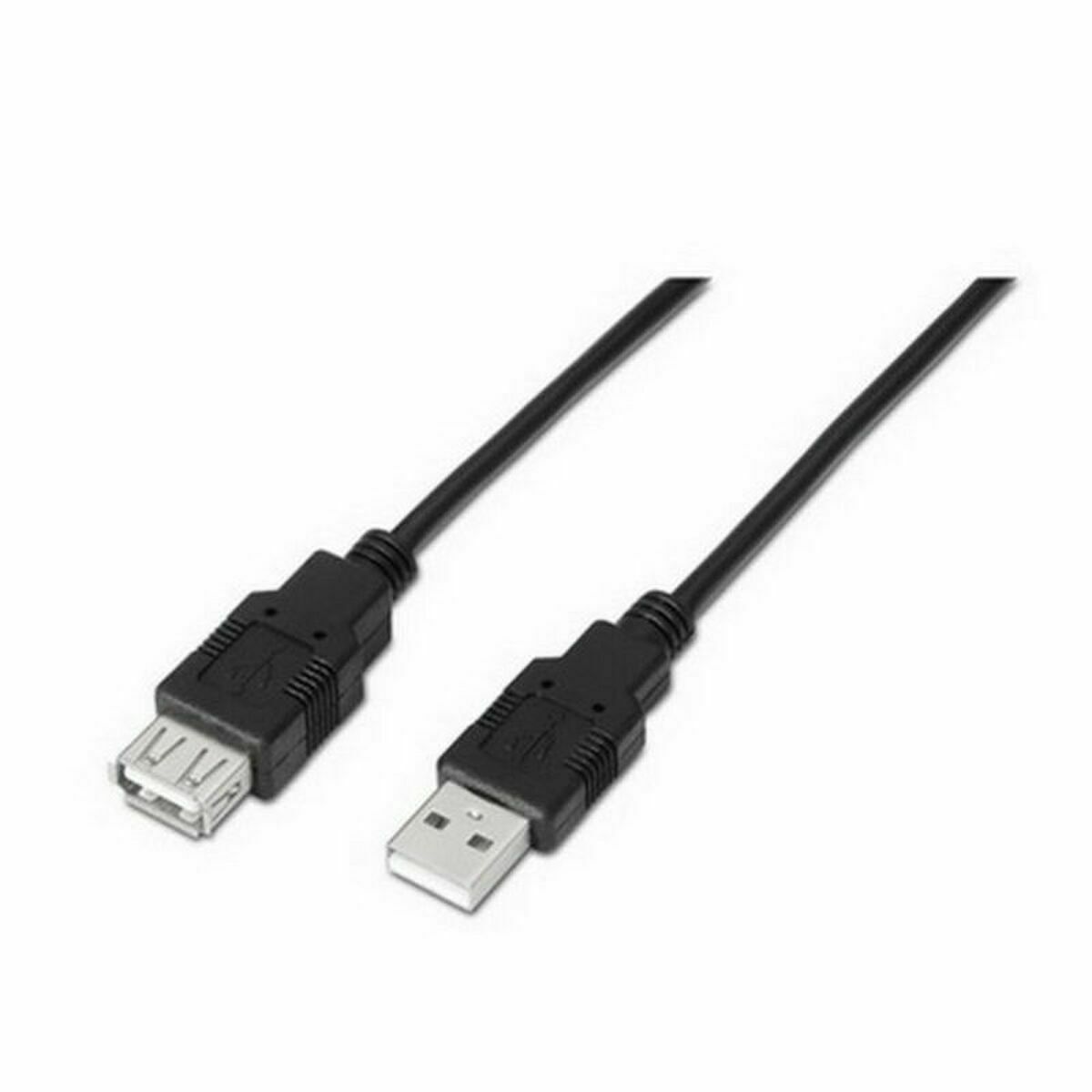 Afbeeldingen van Extension Lead TooQ FS20200M-B 1,8 m USB Black 1,8 m