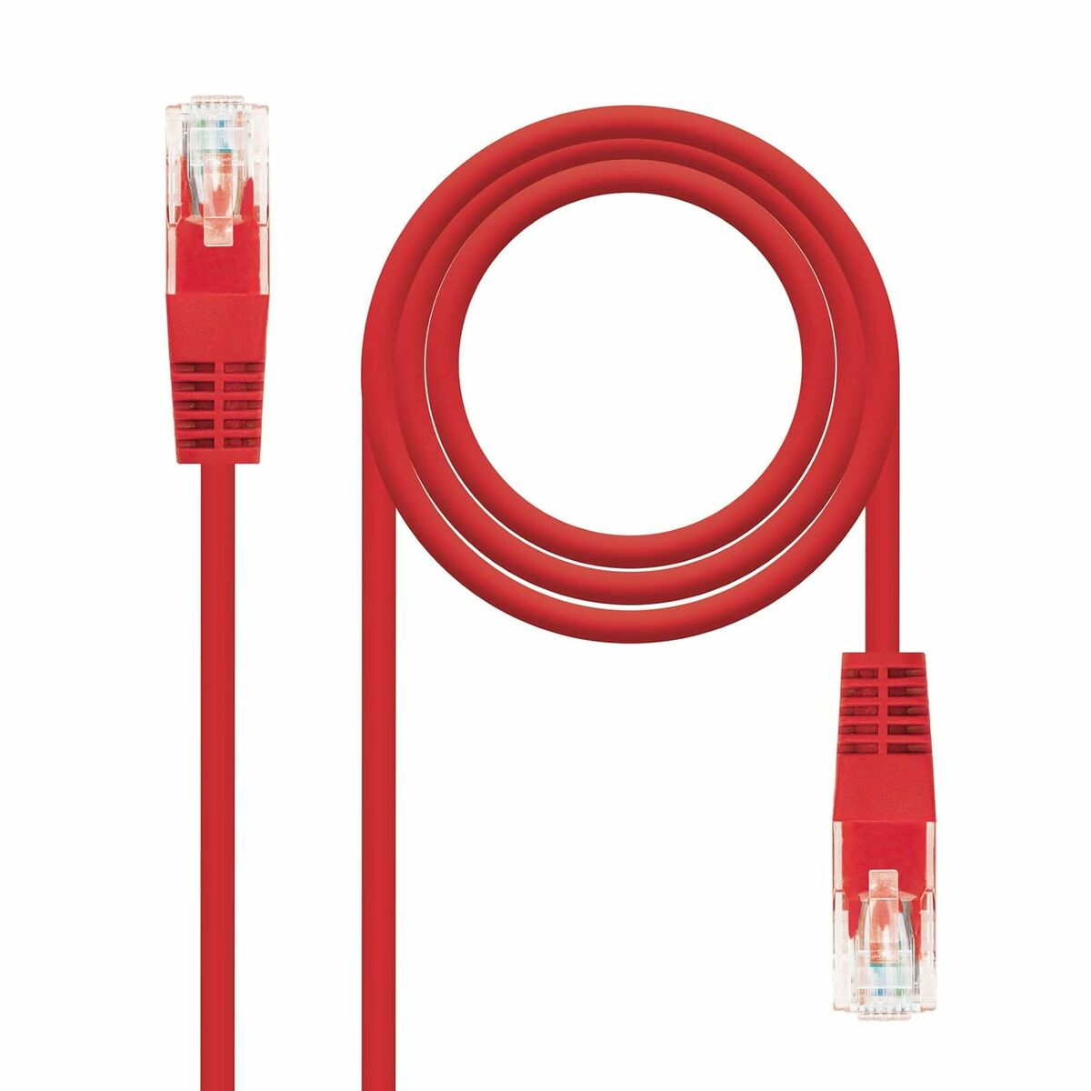 Picture of CAT 6 UTP Cable NANOCABLE 10.20.0403 Red 3 m