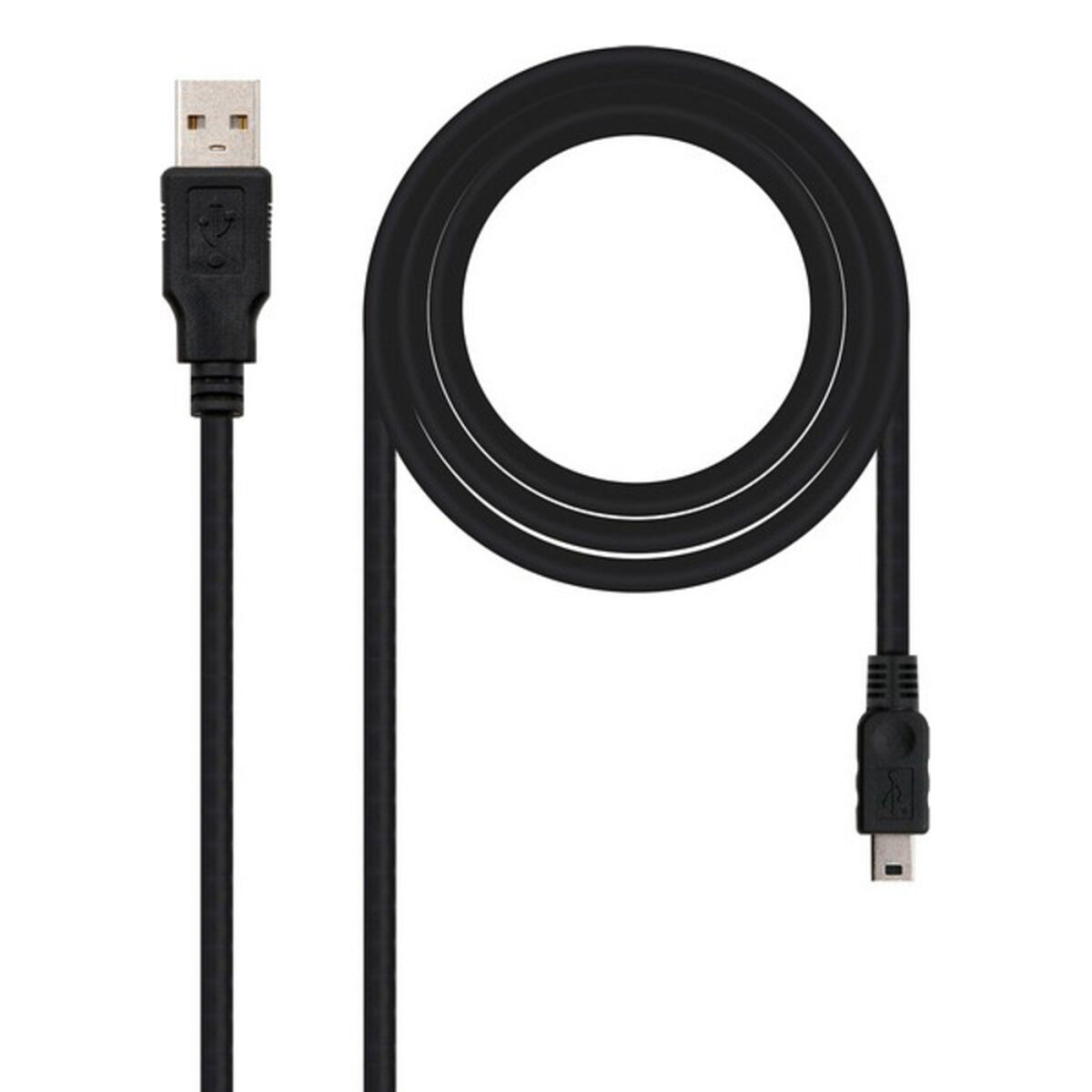 Câble USB 2.0 A vers Mini USB B NANOCABLE 10.01.0403 3 m Noir