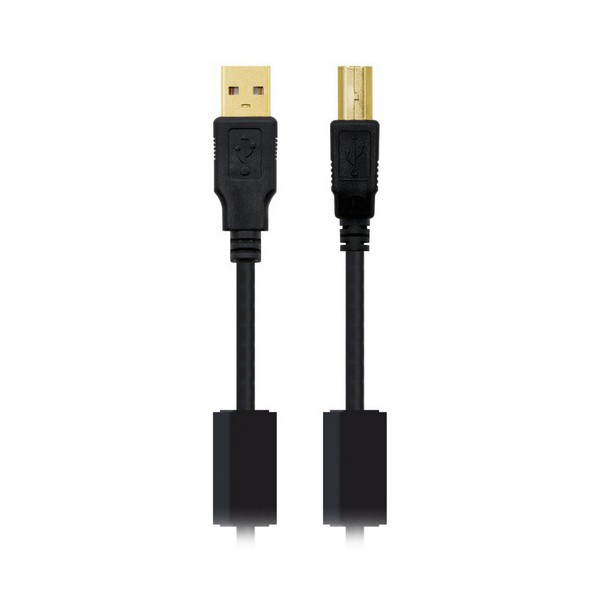 Câble USB 2.0 A vers USB B NANOCABLE 10.01.120 Noir  5 m 