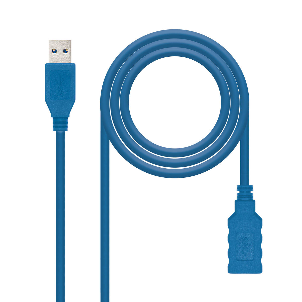 Câble Rallonge à USB NANOCABLE 10.01.0902-BL 2 m