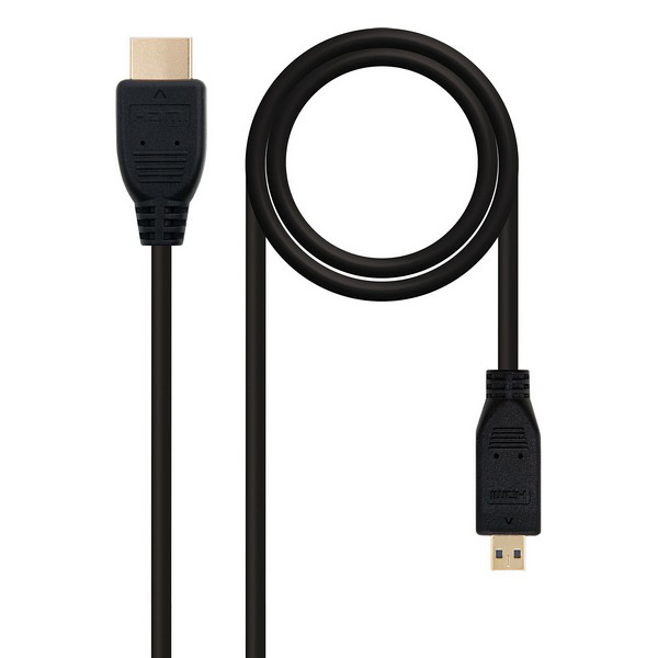 Cable Micro HDMI NANOCABLE 10.15.3502 1,8 m Negro