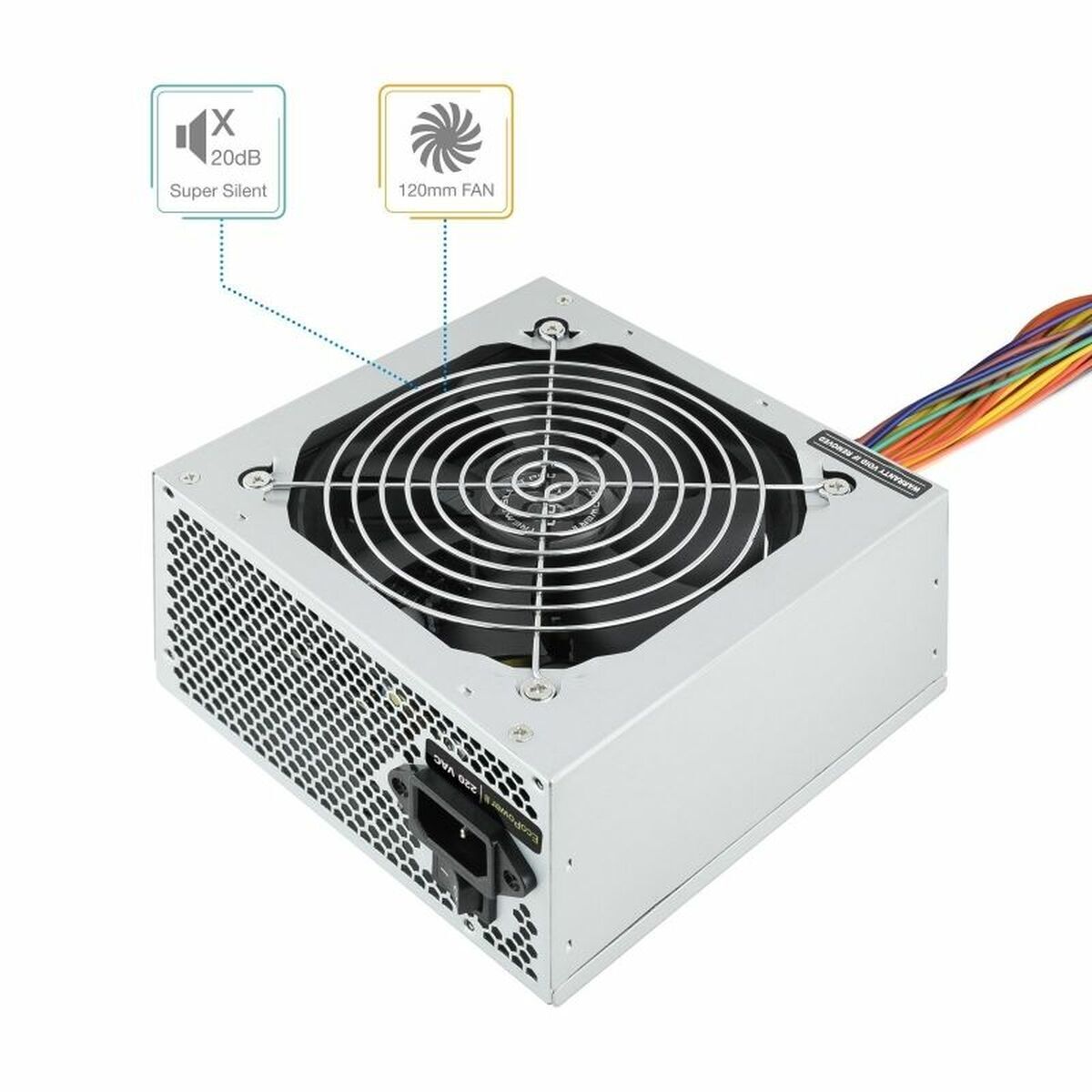 Picture of Power supply TooQ Fonte Ecopower II ATX 500 W RoHS CE