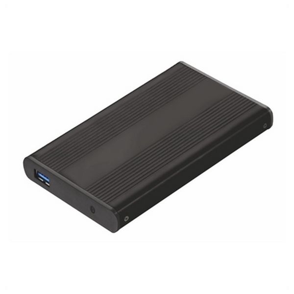 Caja Externa TooQ TQE-2524B HD 2.5" SATA III-USB 3.0 FAT32 / NTFS / eXT2 / HFS Aluminio Negro