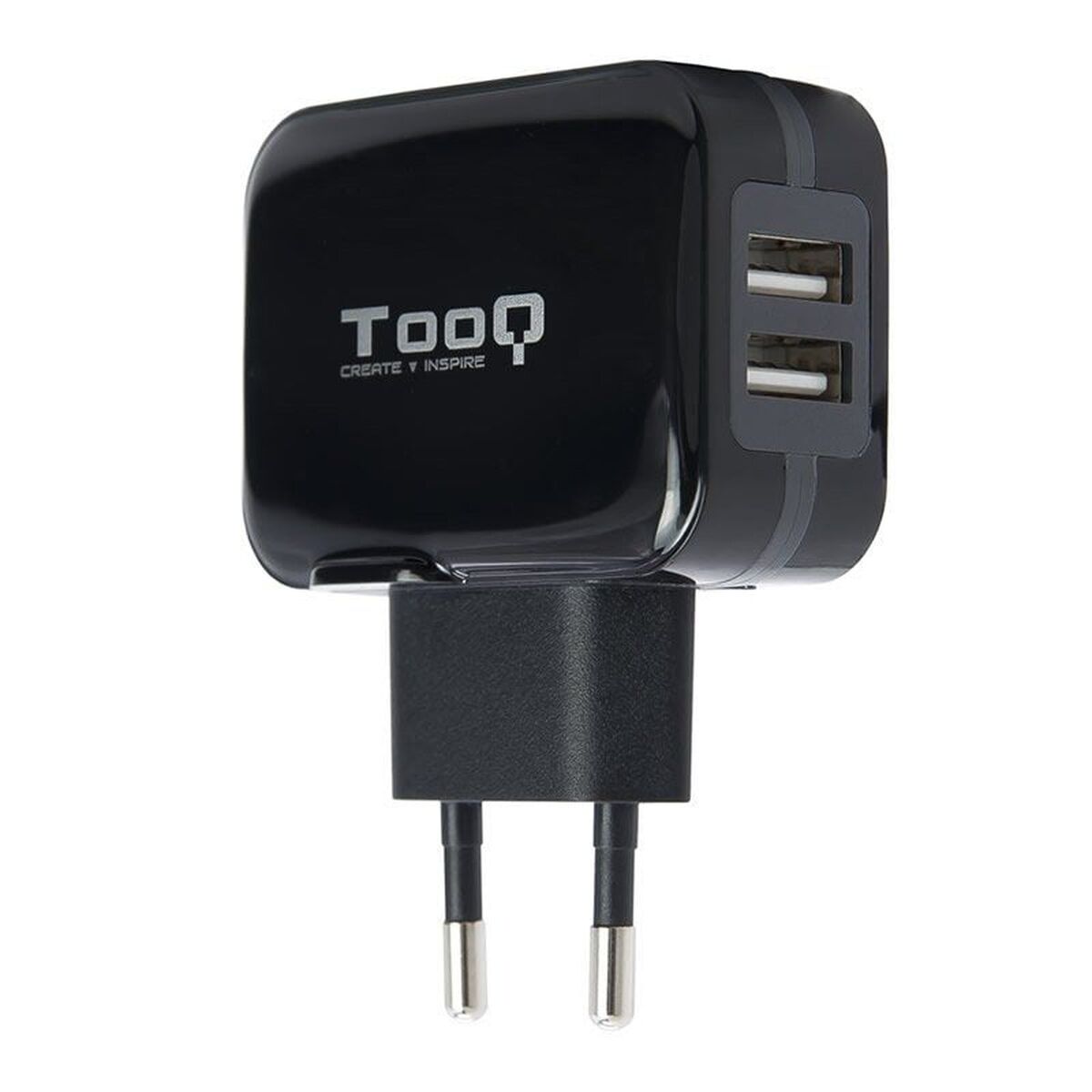 Wall Charger TooQ TQWC-1S02 Black 17 W