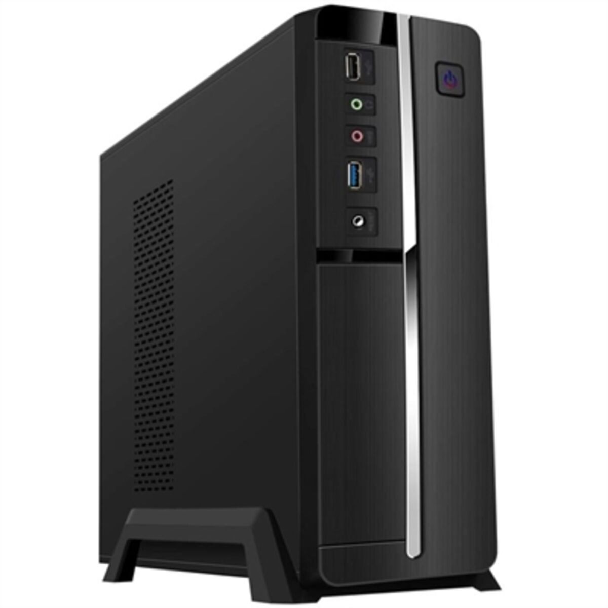 Afbeeldingen van ATX Mini-tower Box with Power Feed TooQ TQC-3005U3 Slim USB 3.0