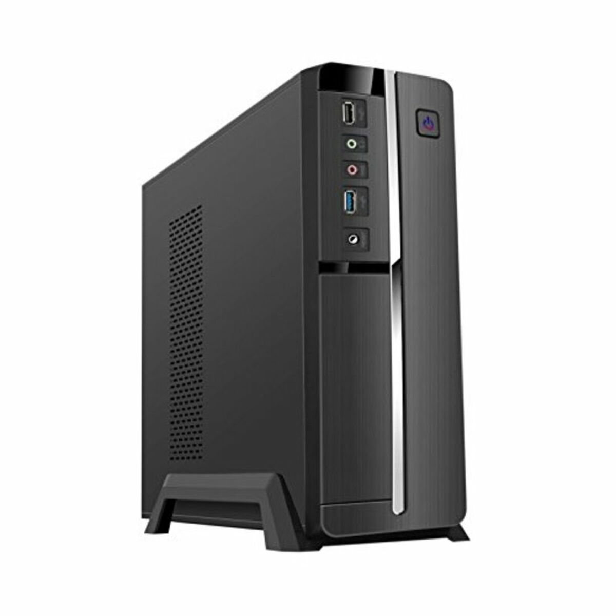 Afbeeldingen van ATX Mini-tower Box with Power Feed TooQ TQC-3005U3 Slim USB 3.0