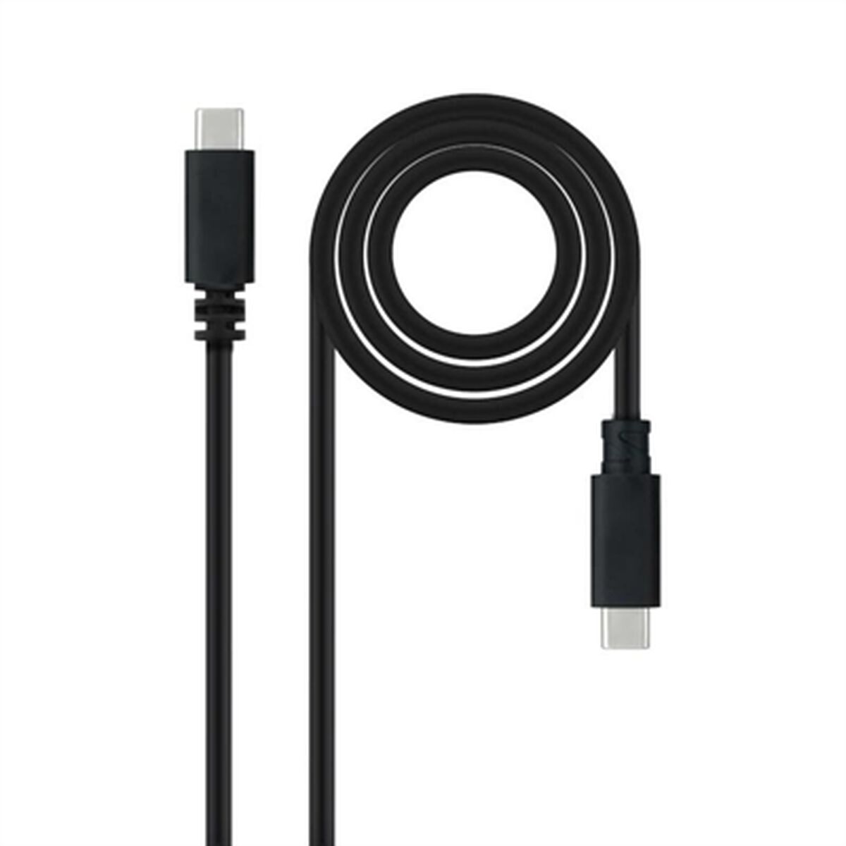 Câble USB-C NANOCABLE 10.01.2302 Noir 2 m