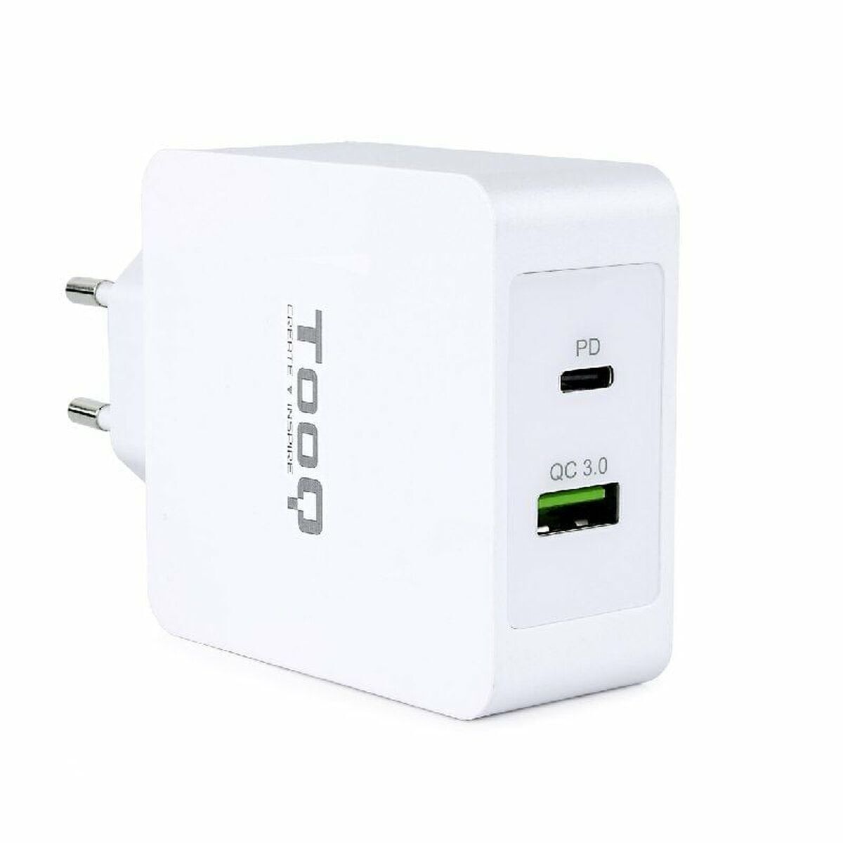 USB Wall Charger TooQ TQWC-2SC03WT White 48 W