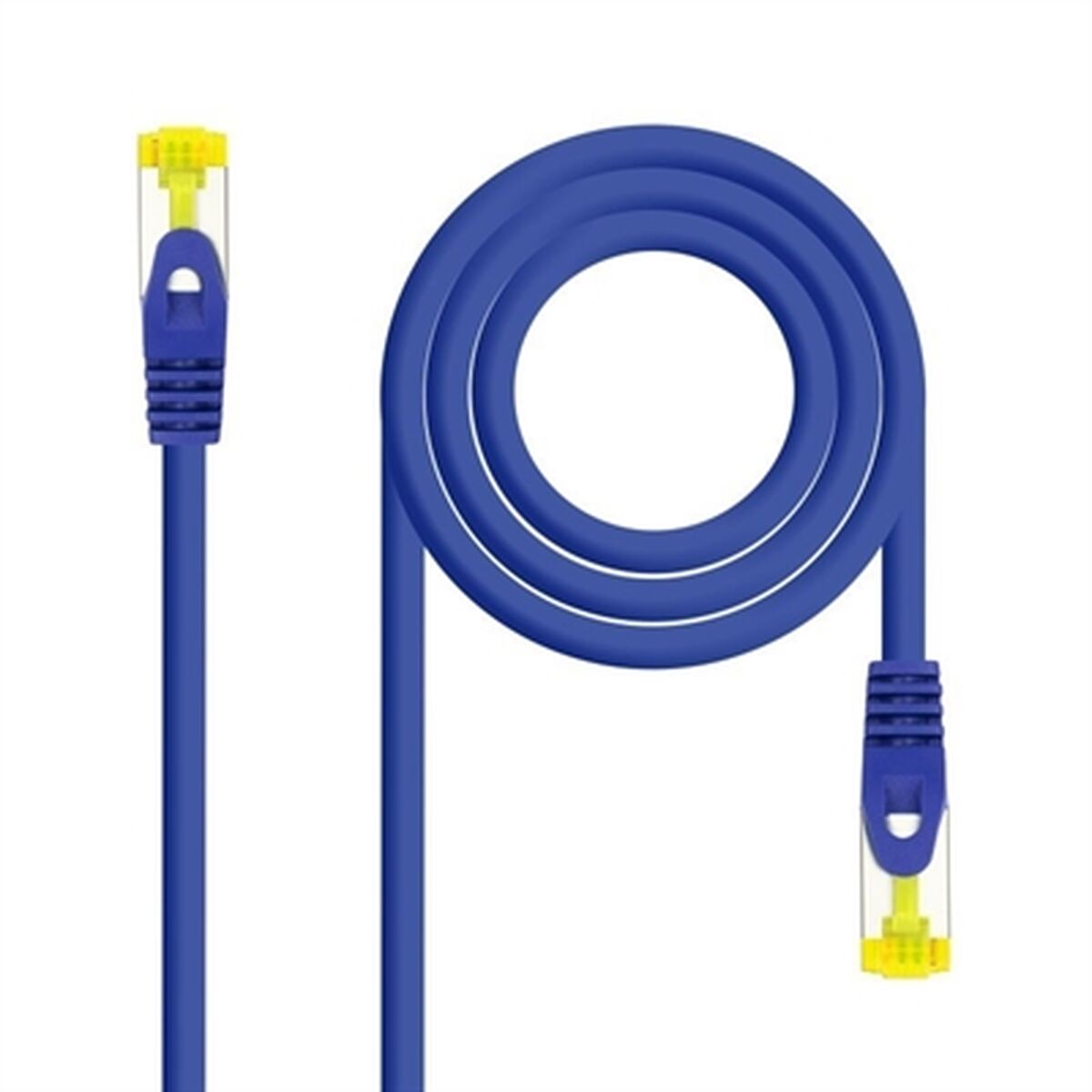 Picture of CAT 6a STP Cable NANOCABLE 10.20.1902 Blue Grey 2 m LSZH