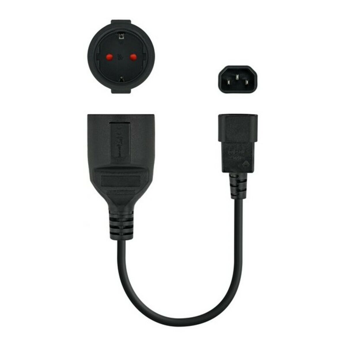 Bild von C14 to Schuko Power Cord NANOCABLE 10.22.0901